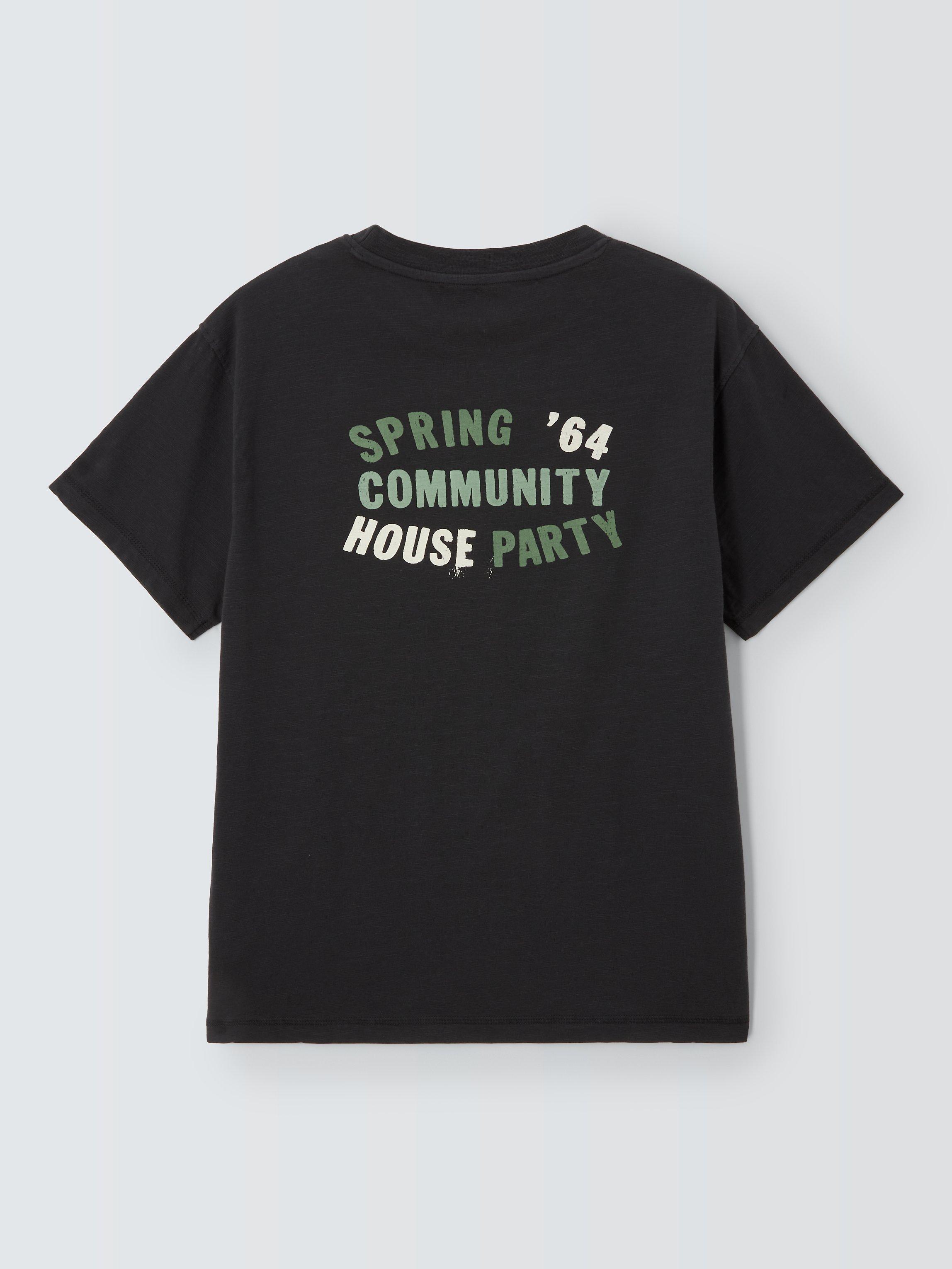 Product image 5 of 6, which shows John Lewis Kids' Spring Short Sleeve T-Shirt, Navy, 11 years