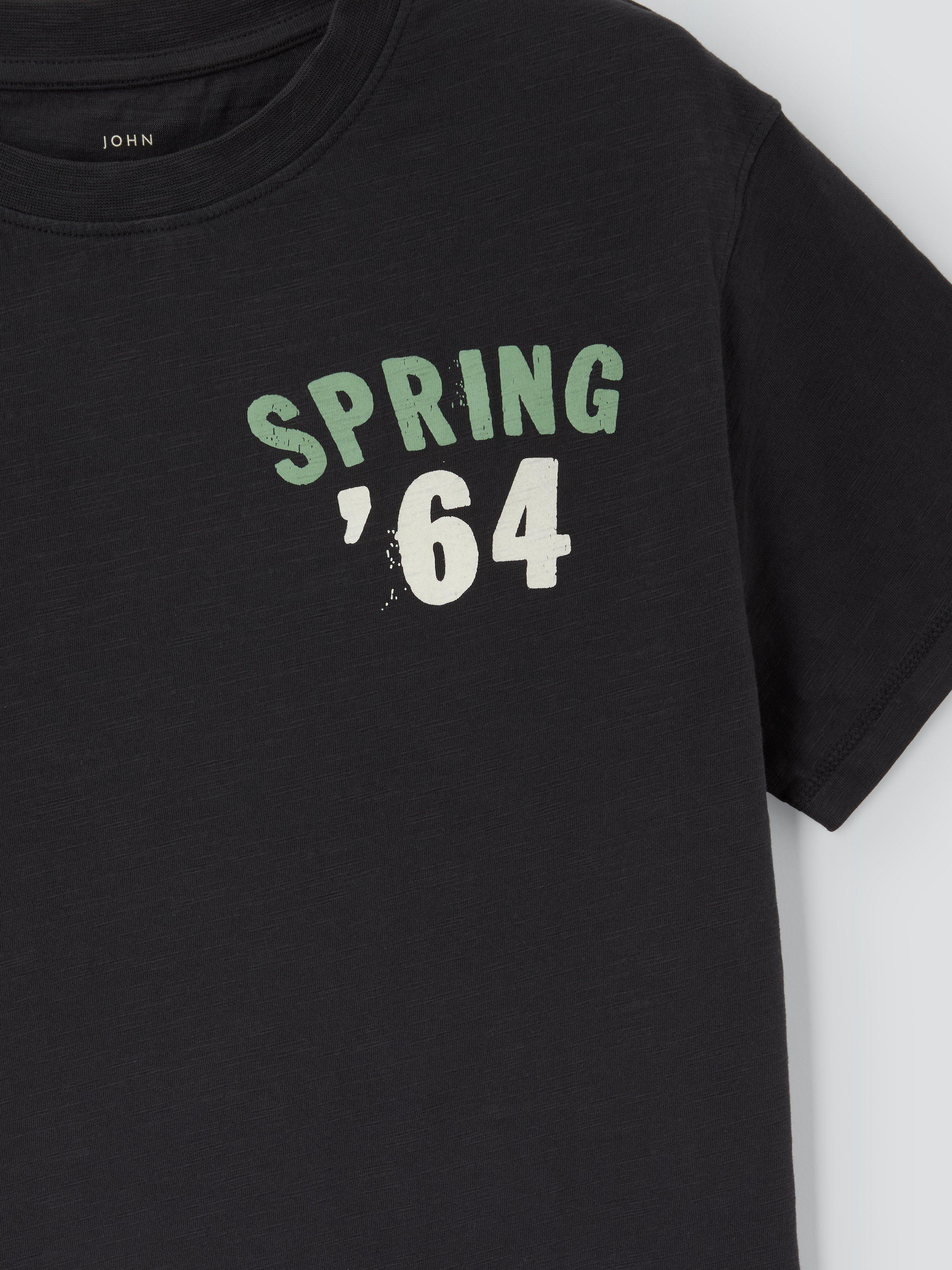 Product image 6 of 6, which shows John Lewis Kids' Spring Short Sleeve T-Shirt, Navy, 11 years