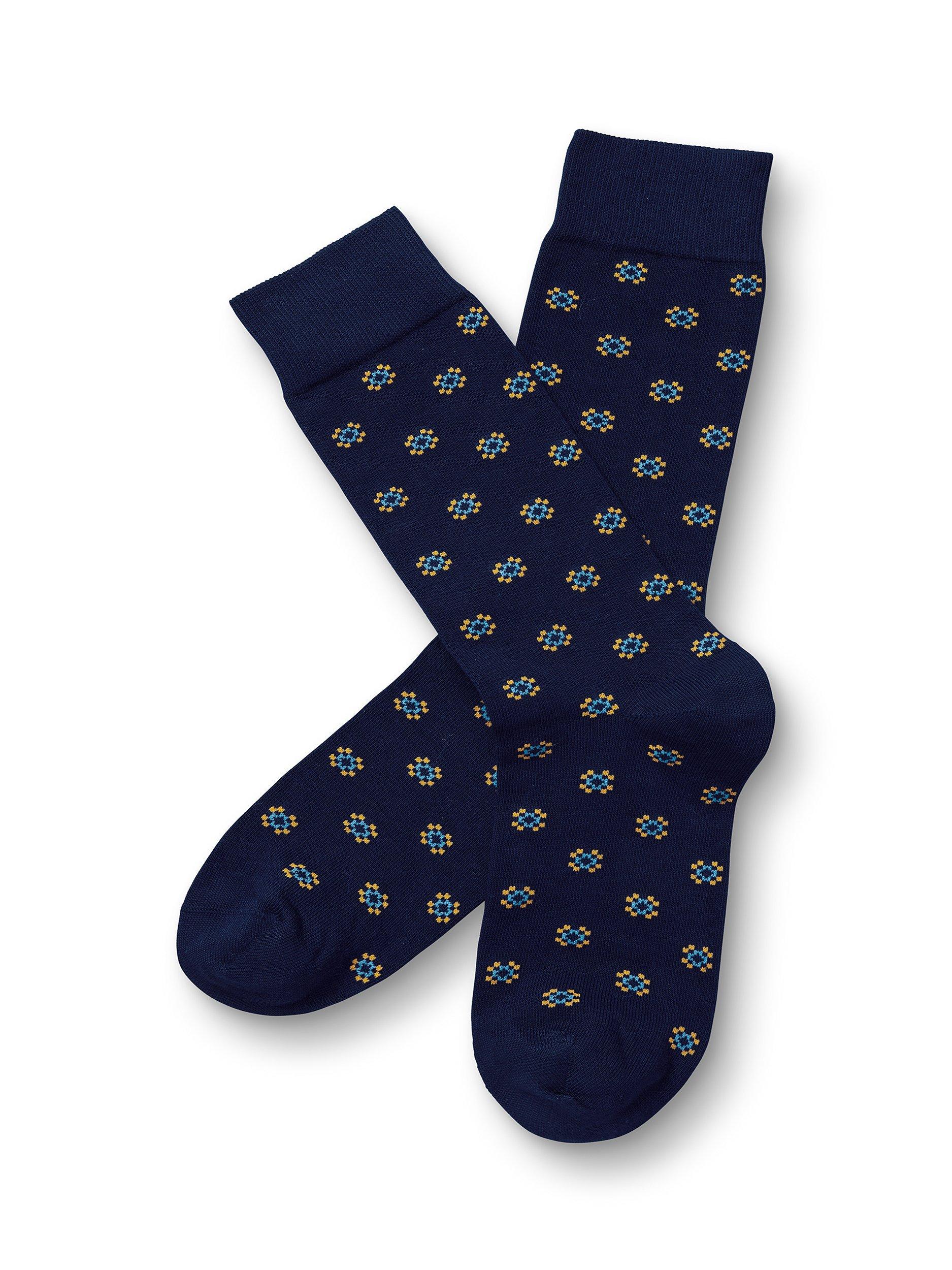 Charles Tyrwhitt FRE Design Socks, Navy/Multi