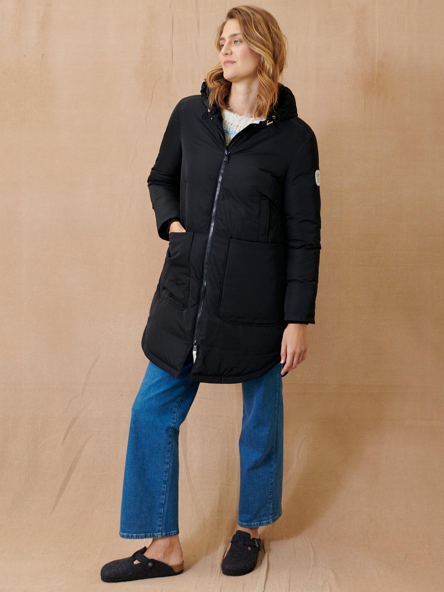 Cape Cove Cocoon Padded Parka, Black