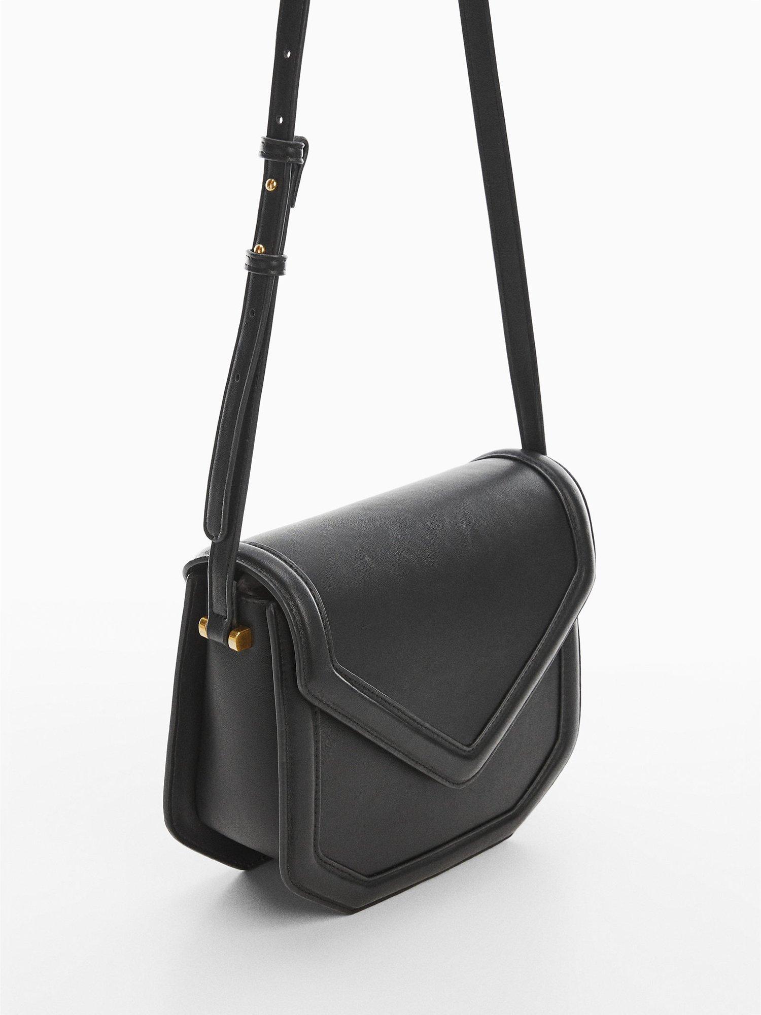 Mango Envy Medium Sholder Bag, Black, One Size