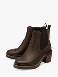 Ravel Bray Leather Block Heel Ankle Boots