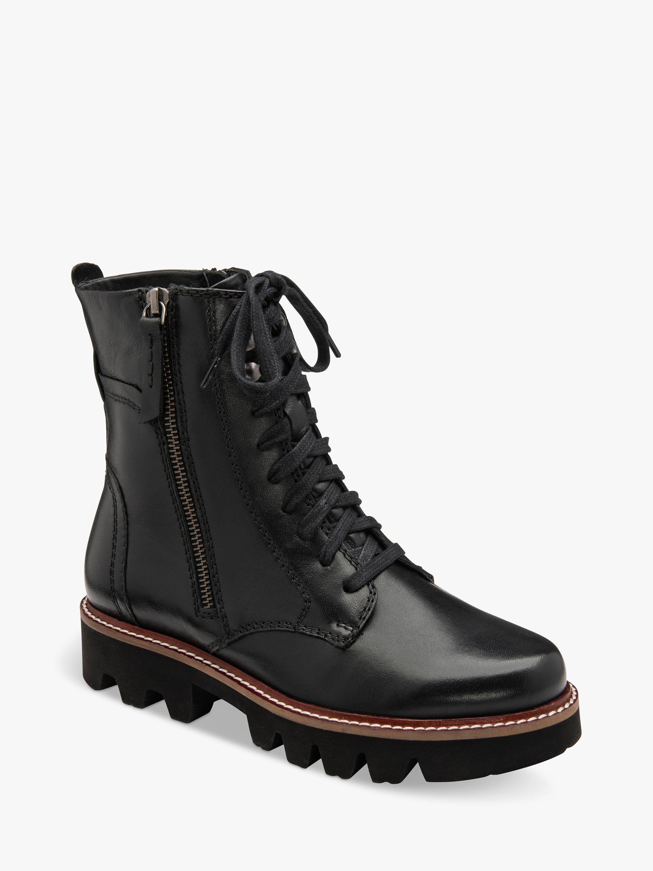 Ravel Dyce Leather Biker Boots Black