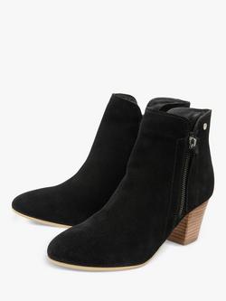Ravel Tulli Suede Ankle Boots - view 2, Black