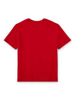 Polo Ralph Lauren Kids' Cotton Signature Logo Short Sleeve T-Shirt - view 2, Red