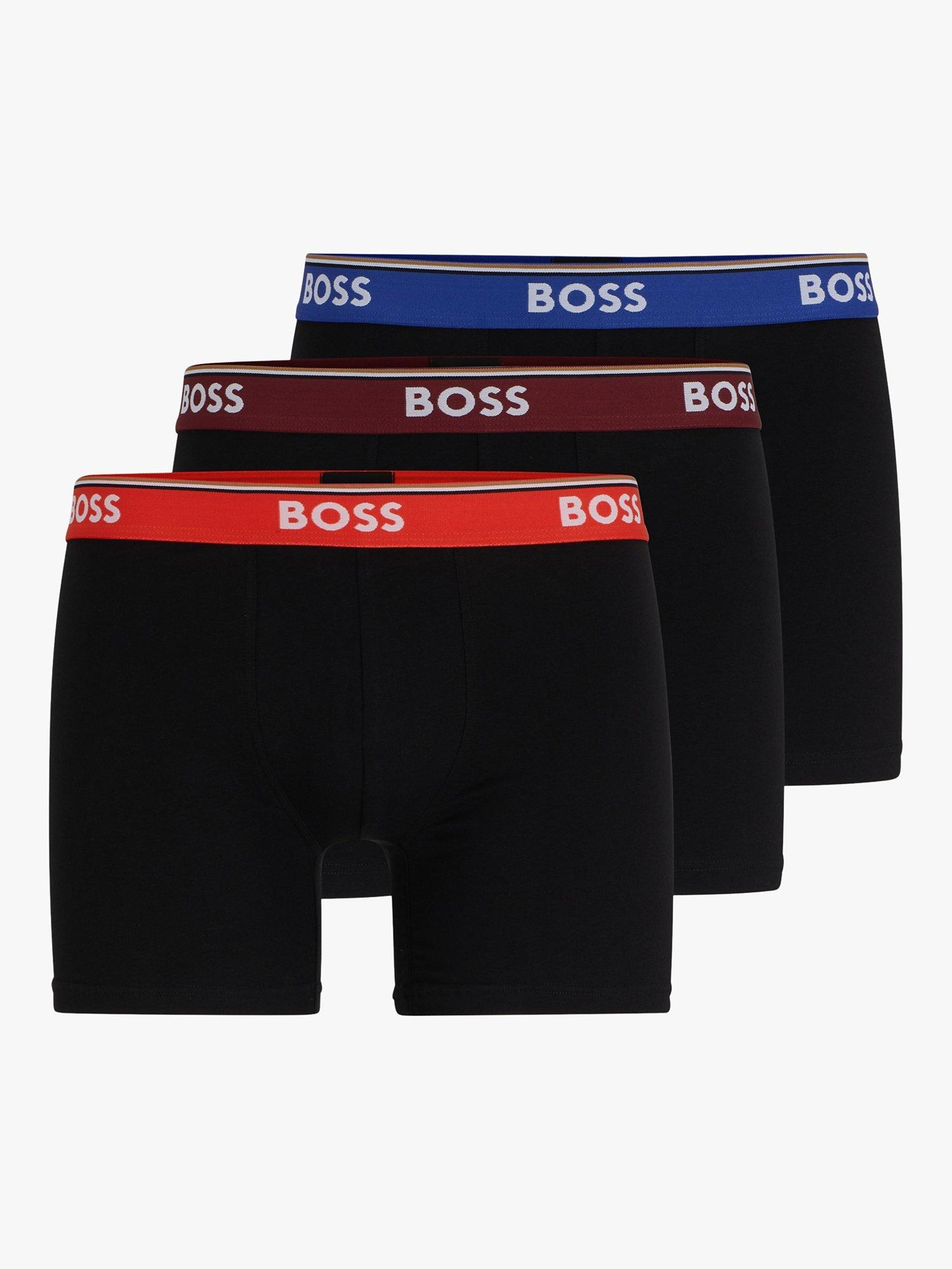 BOSS Essential Style Boxers, Pack of 3, Black