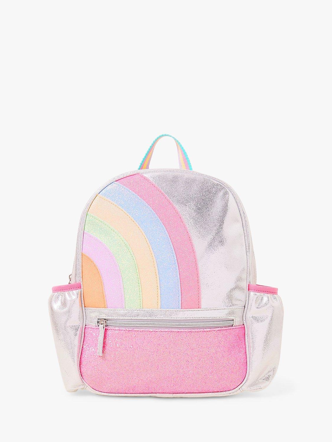 Angels by Accessorize Kids' Rainbow Stripe Backpack, Multi