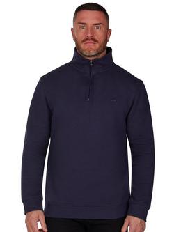 Raging Bull Classic Quarter Zip Jumper, Navy