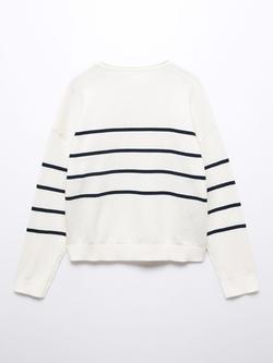 Mango Kids' Jin Knit Sweatshirt - view 2, Natural White