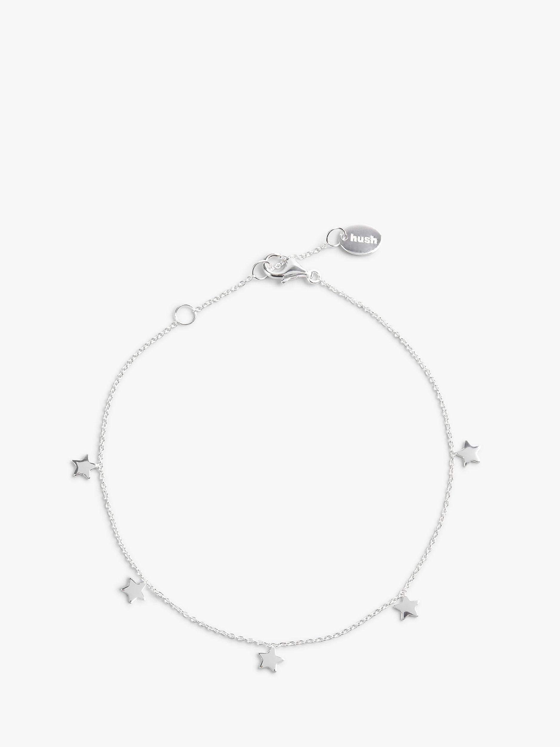 Product image 1 of 3, which shows HUSH Mini Multi Star Bracelet, Silver, One Size