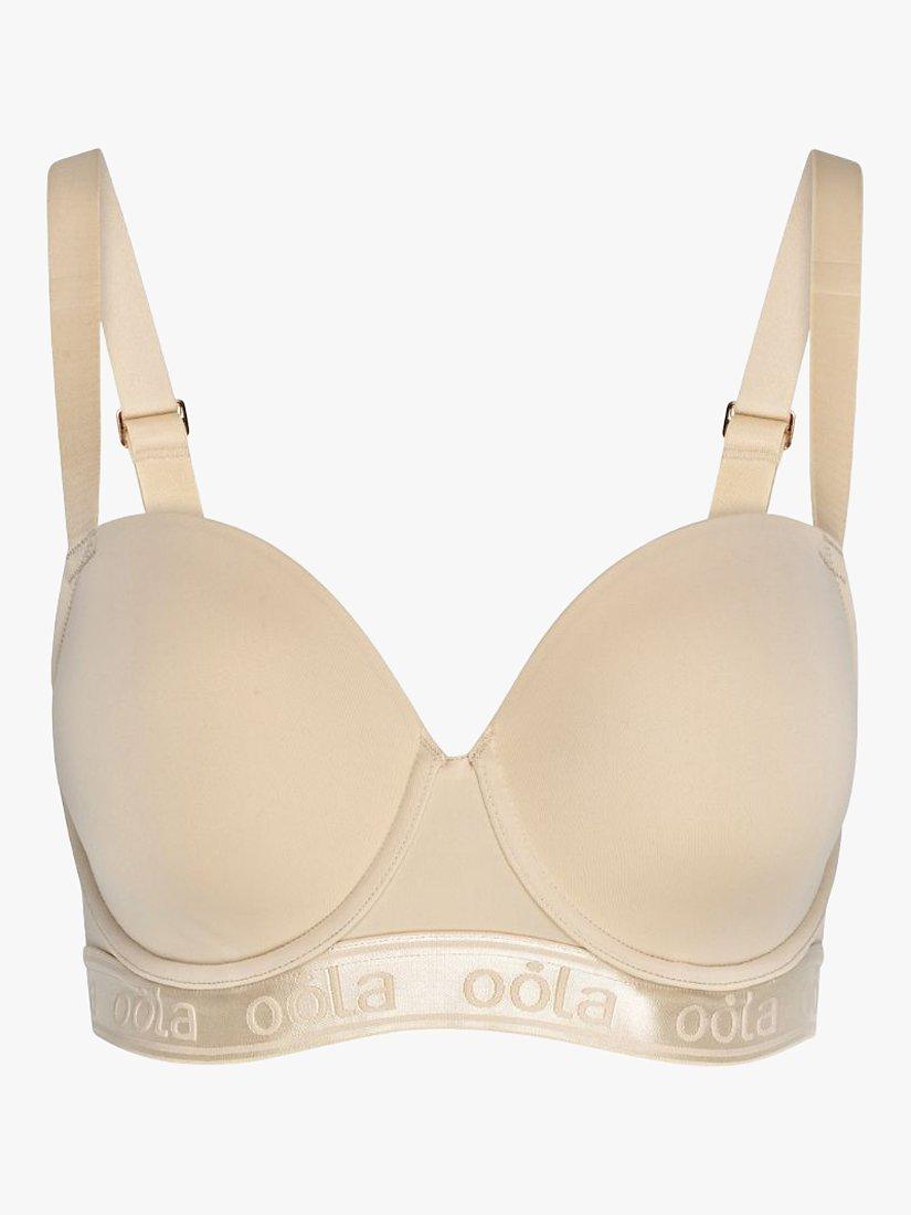 Product image 6 of 6, which shows Oola Lingerie Everyday Moulded T-Shirt Bra, Latte, 40D