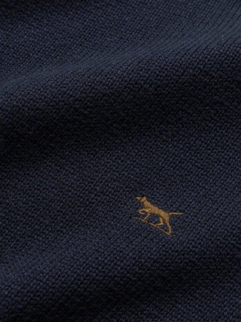 Product image 5 of 5, which shows Rodd & Gunn Gunn Cotton Crew Neck Knitted Jumper, Sapphire, XS