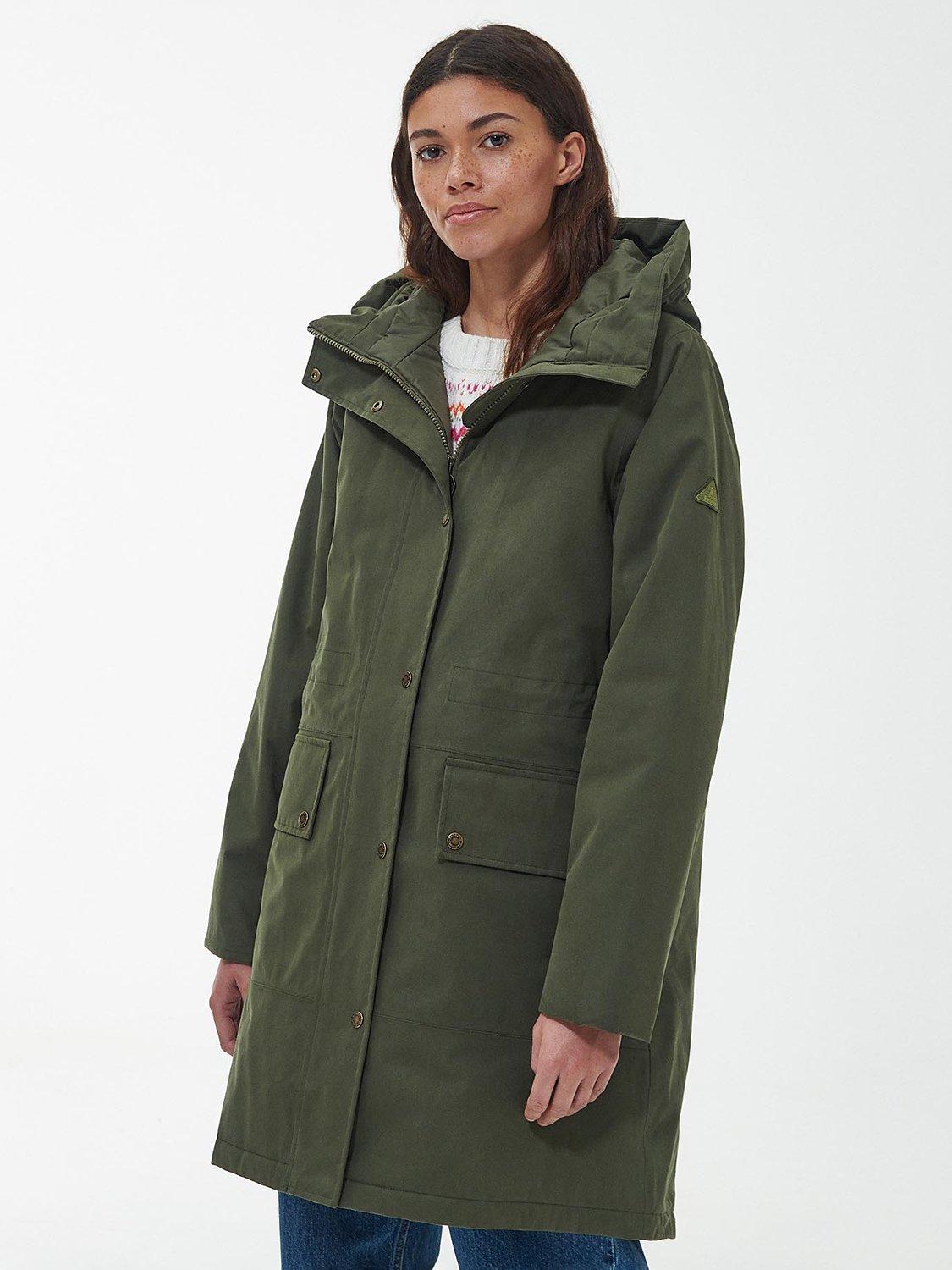 Barbour Mersea Waterproof Jacket, Deep Olive