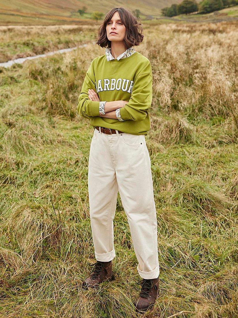 Barbour Northumberland Patch Sweatshirt, Meadow