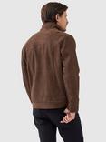 Rodd & Gunn Glen Massey Premium Suede Leather Jacket, Taupe