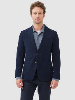 Rodd & Gunn Saint Bathans Cotton Corduroy Slim Fit Blazer, Navy