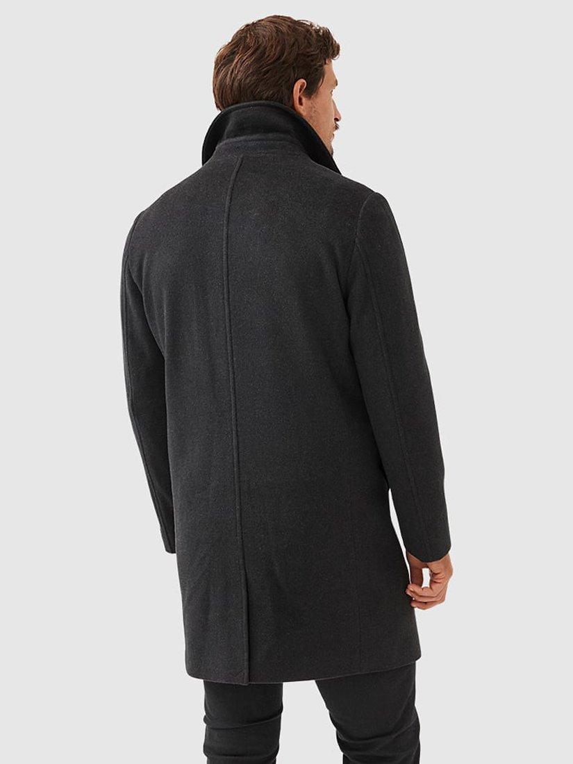 Product image 3 of 6, which shows Rodd & Gunn Archers Wool Cashmere Car Coat, Granite, L