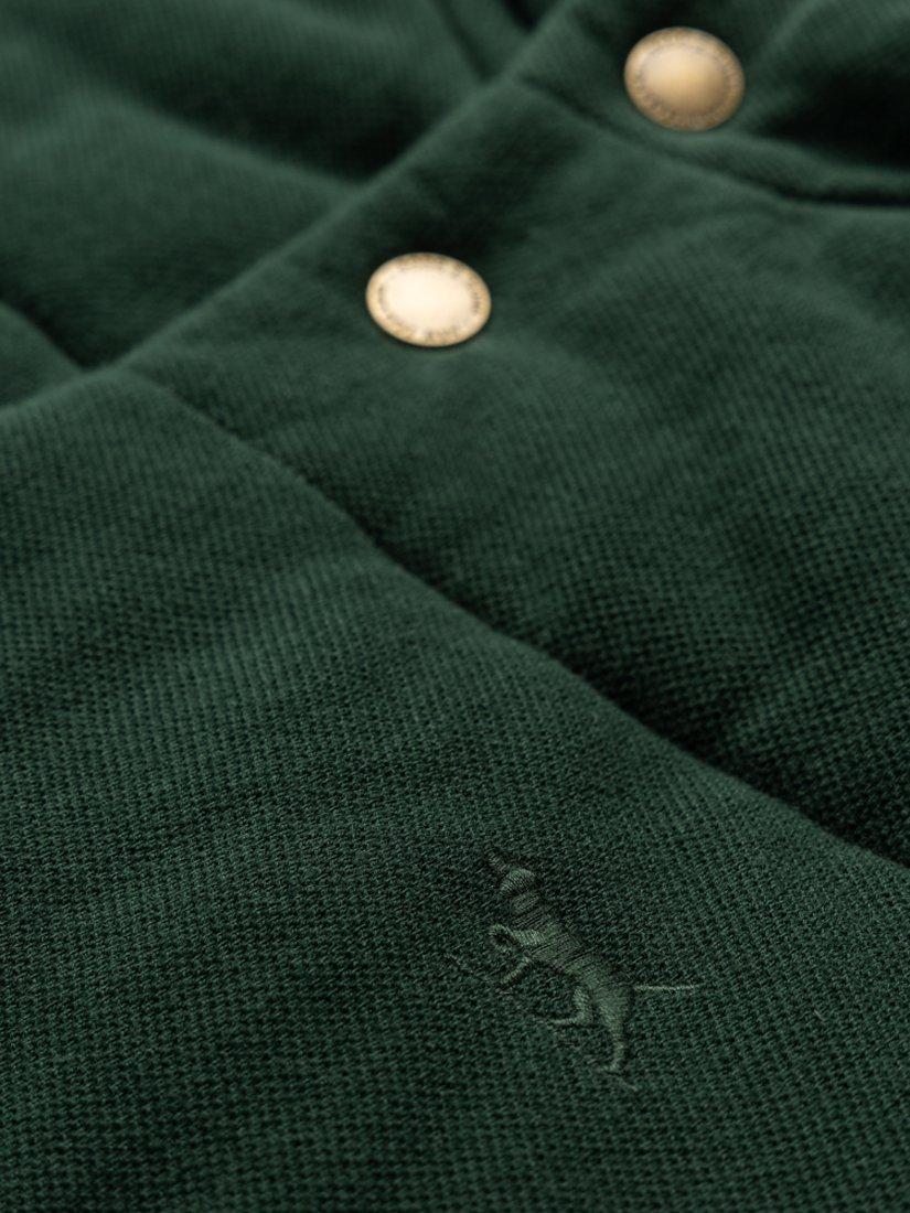 Product image 4 of 4, which shows Rodd & Gunn Lake Ferry Padded Pique Cotton Gilet, Forest, XS