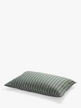 Piglet in Bed Pembroke Stripe Linen Bedding, Pine Green