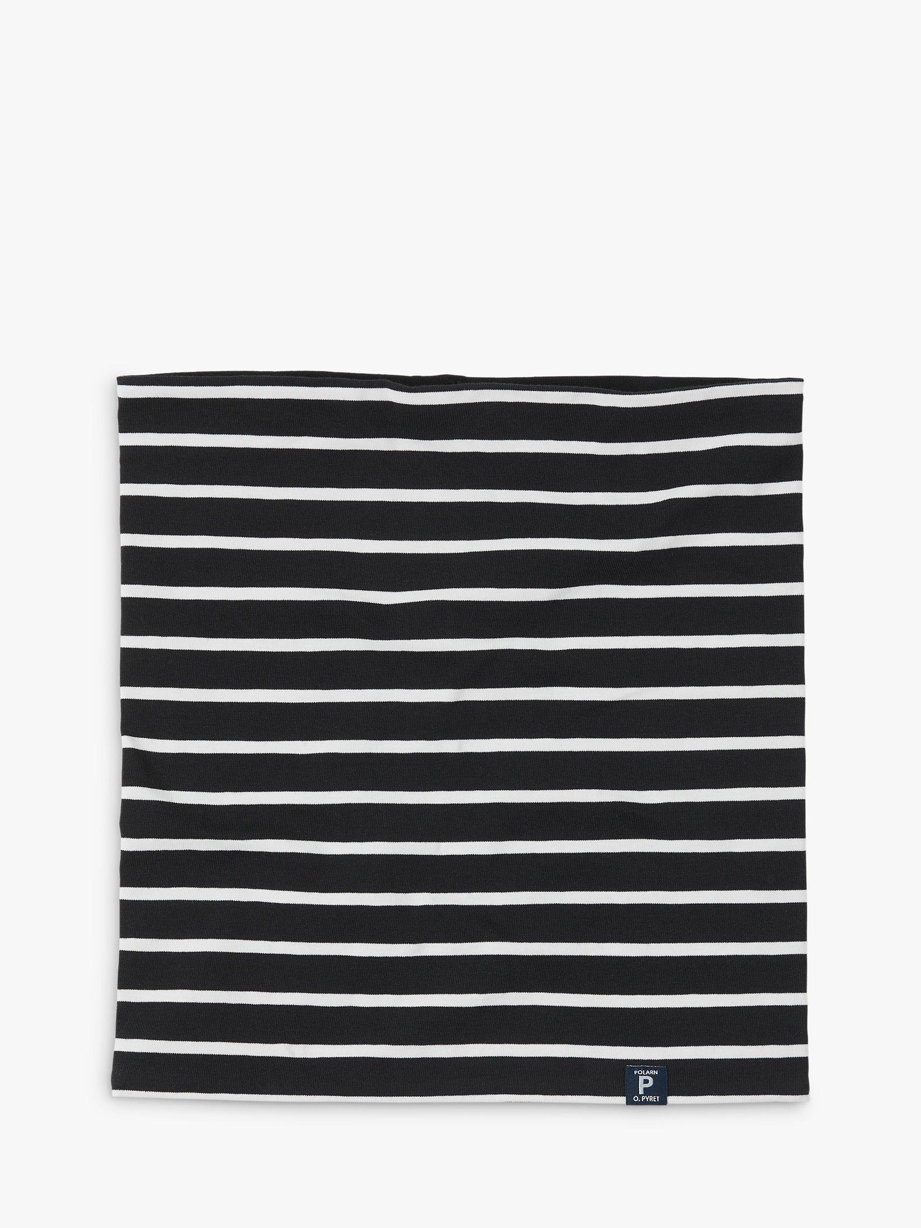 Product image 1 of 2, which shows Polarn O. Pyret Kids' Organic Cotton Neck Warmer, Black, One Size