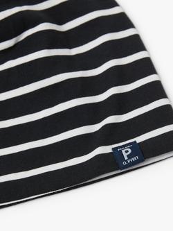 Polarn O. Pyret Kids' Organic Cotton Beanie Hat - view 2, Black