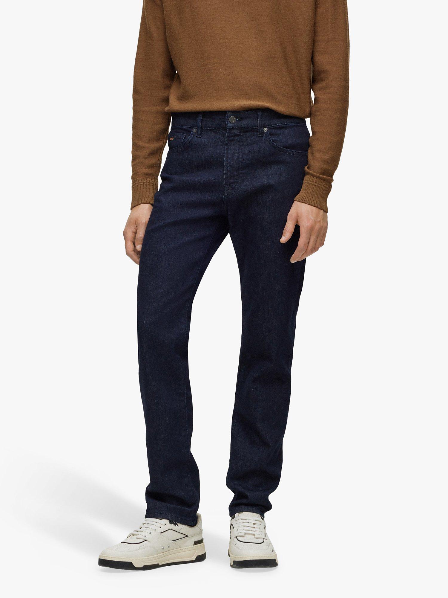 Product image 1 of 6, which shows BOSS Maine Regular Fit Jeans, Dark Blue, 29L