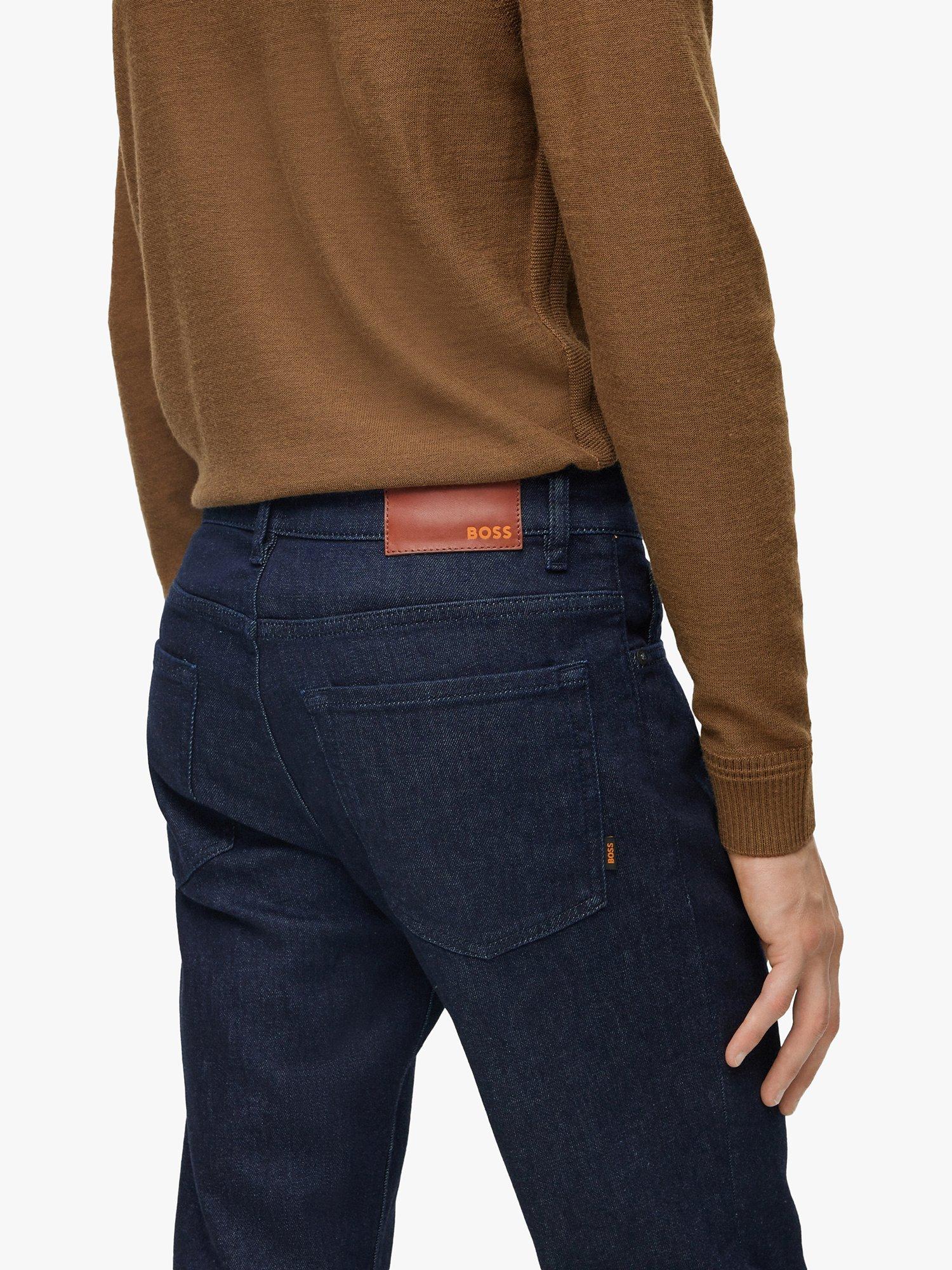 Product image 5 of 6, which shows BOSS Maine Regular Fit Jeans, Dark Blue, 29L