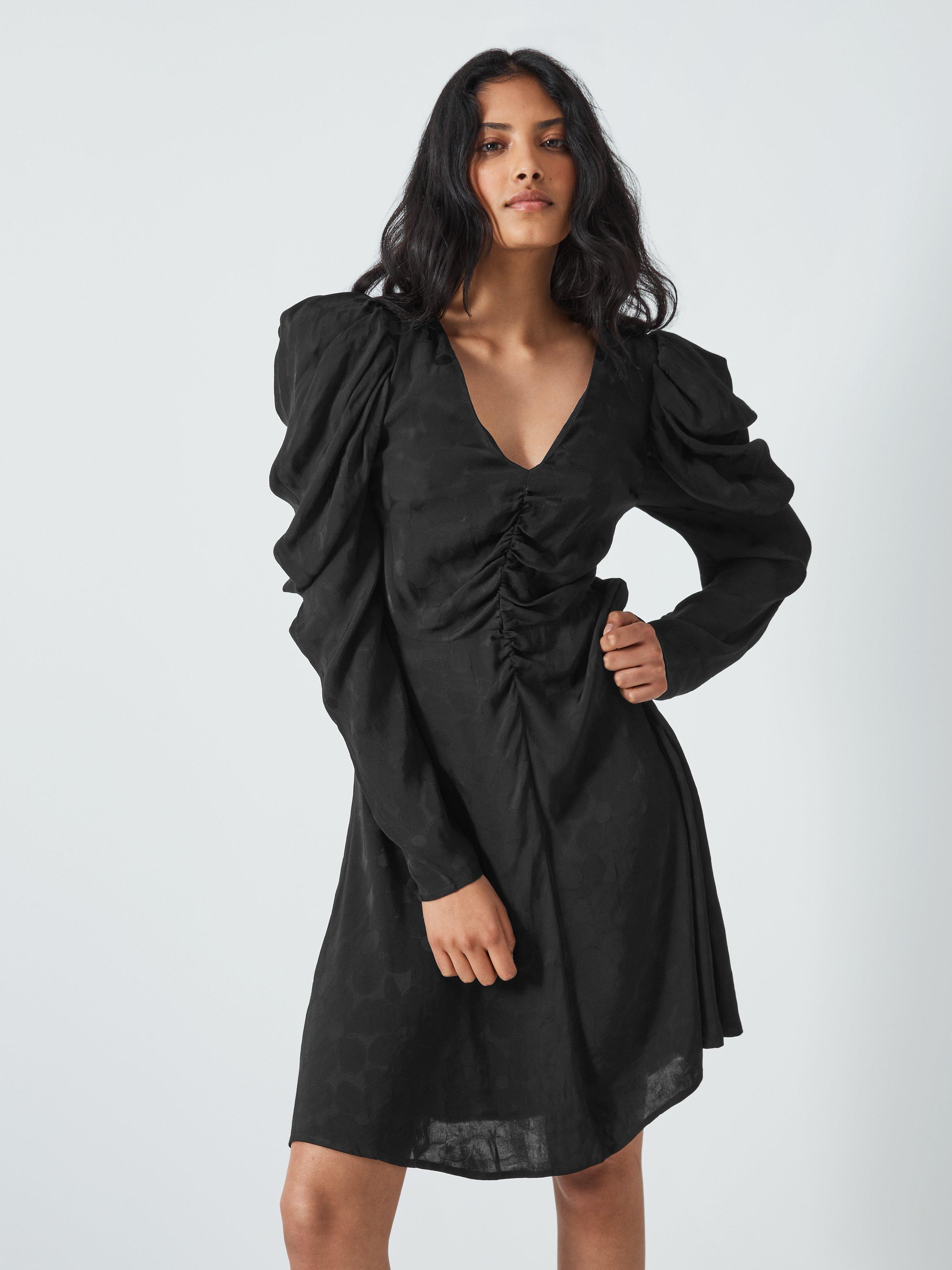 Fabienne Chapot Vera Ruched Mini Dress, Black
