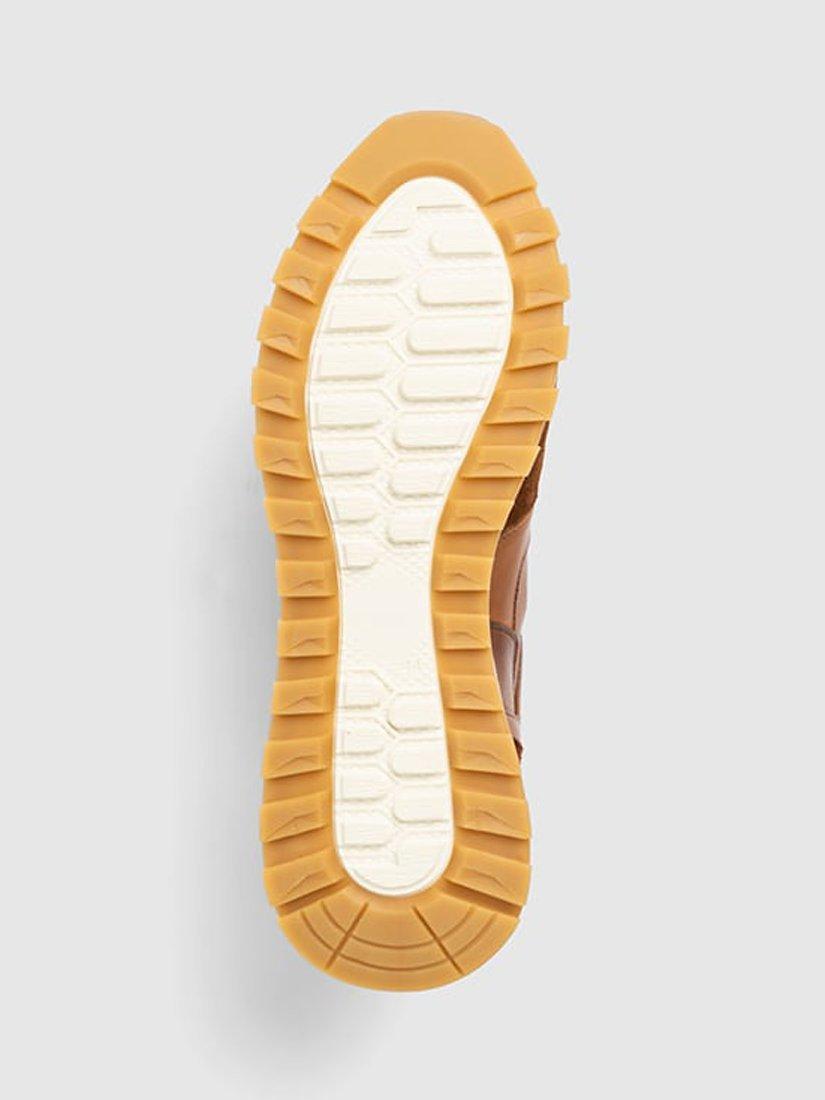 Product image 8 of 9, which shows Rodd & Gunn Quarry Hill Leather Suede Lace Up Trainers, Cognac, 41