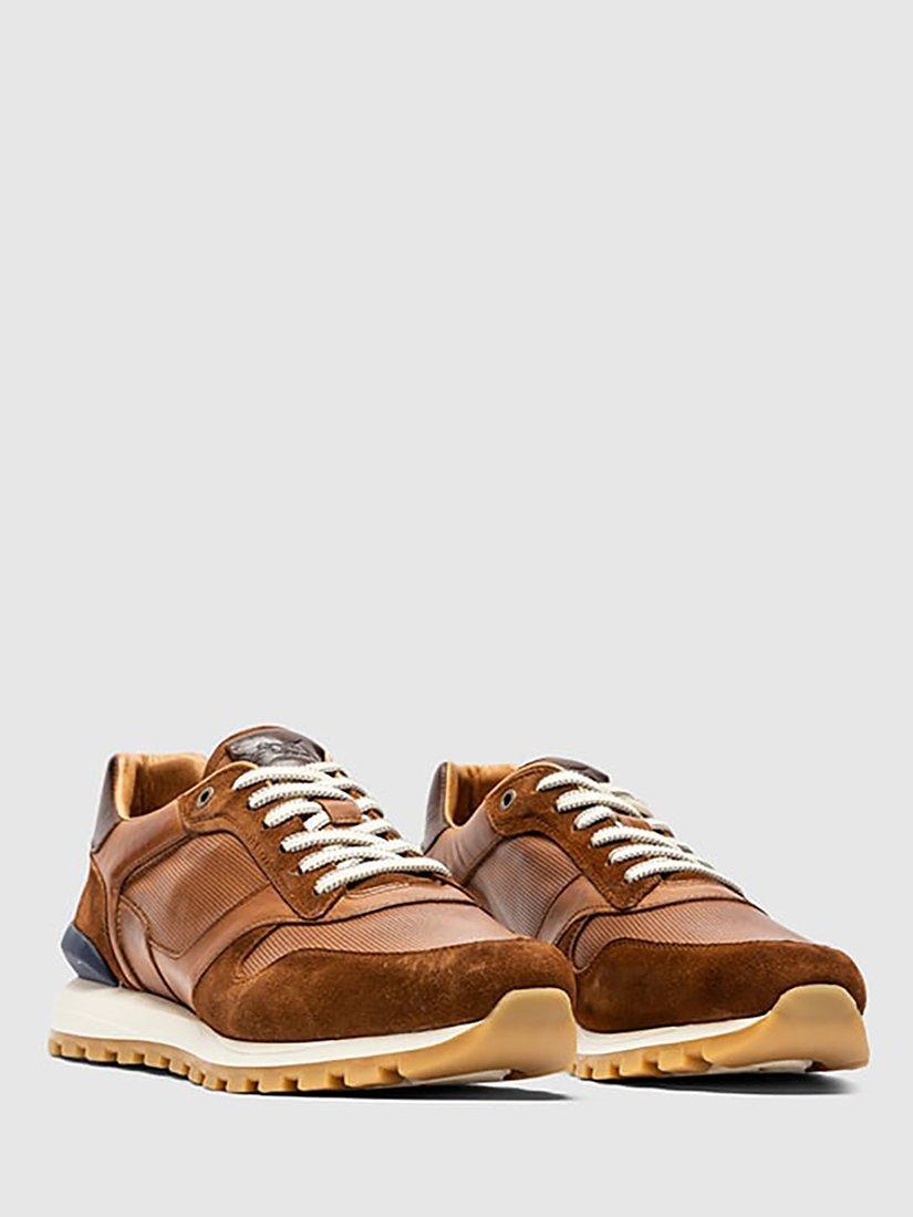 Product image 9 of 9, which shows Rodd & Gunn Quarry Hill Leather Suede Lace Up Trainers, Cognac, 41