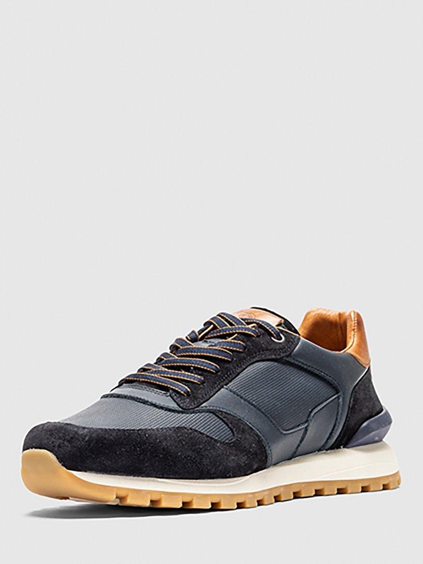 Product image 10 of 11, which shows Rodd & Gunn Quarry Hill Leather Suede Lace Up Trainers, Navy, 45