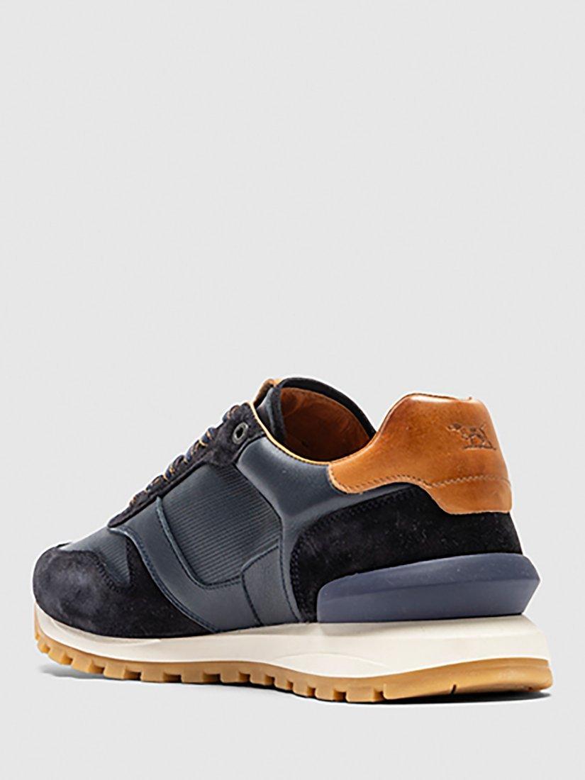 Product image 7 of 11, which shows Rodd & Gunn Quarry Hill Leather Suede Lace Up Trainers, Navy, 45