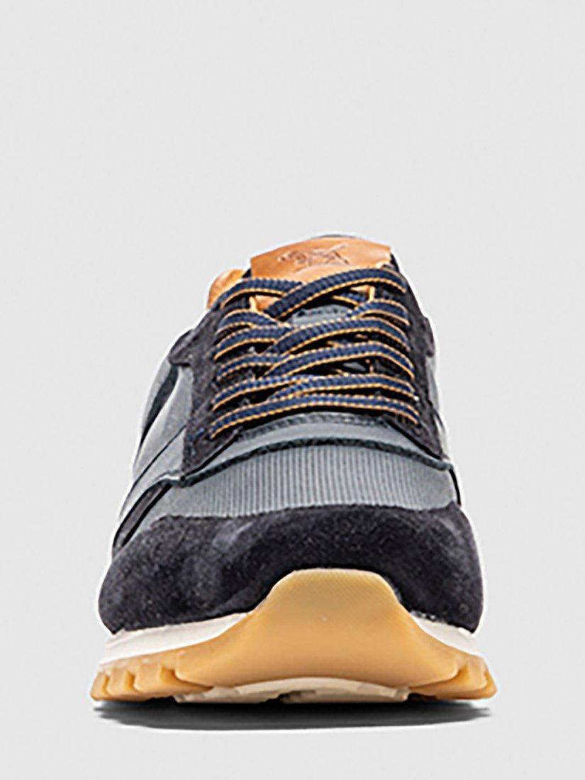 Product image 9 of 11, which shows Rodd & Gunn Quarry Hill Leather Suede Lace Up Trainers, Navy, 45