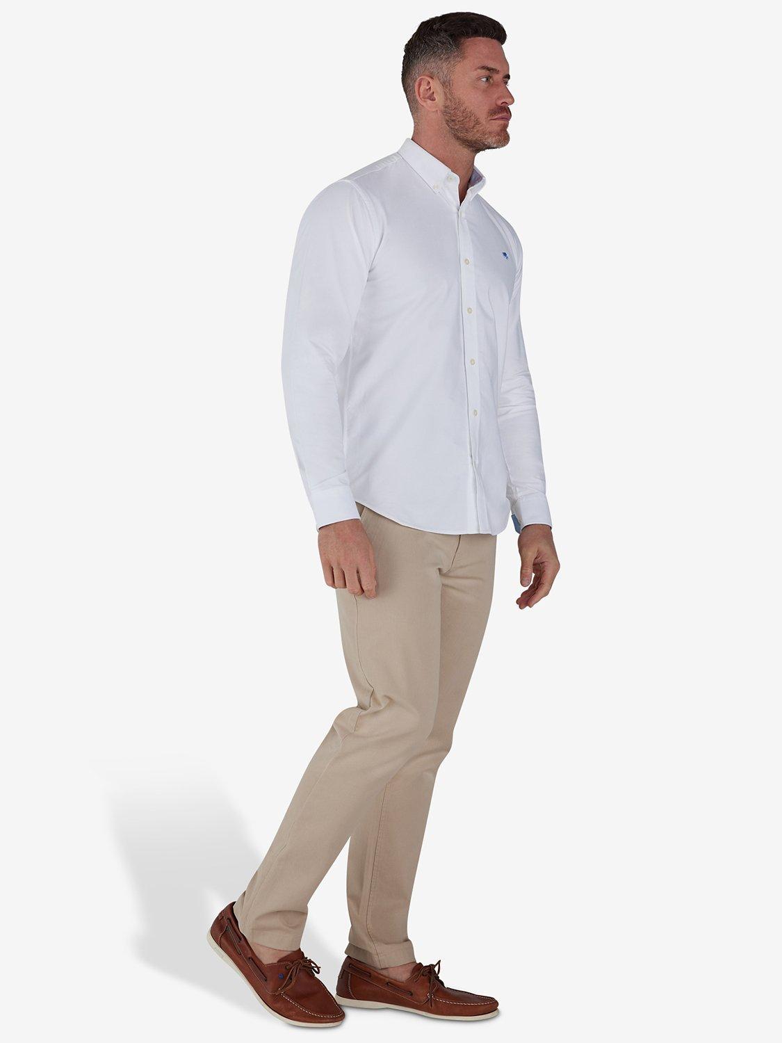 Product image 3 of 9, which shows Raging Bull Classic Oxford Shirt, White, S