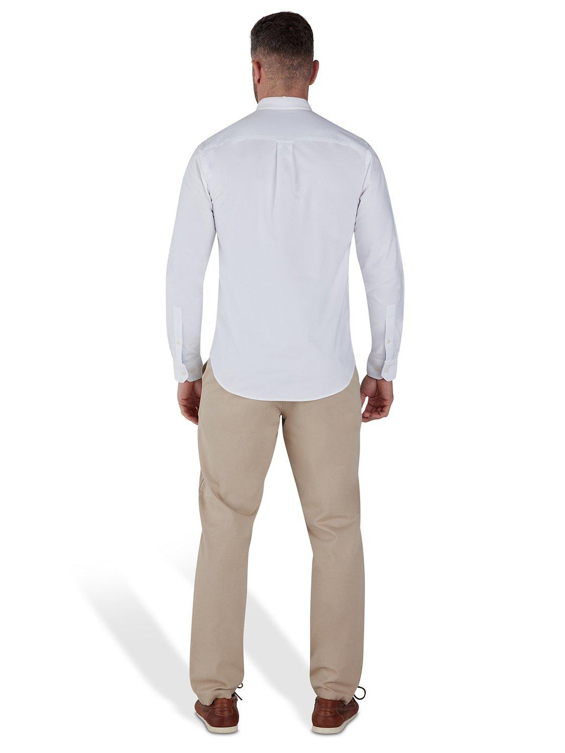 Product image 5 of 9, which shows Raging Bull Classic Oxford Shirt, White, S