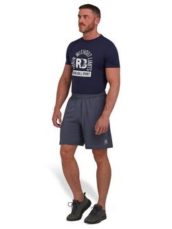 Raging Bull Sport 6" Running Shorts, Dark Grey Marl - view 2, Dark Grey Marl