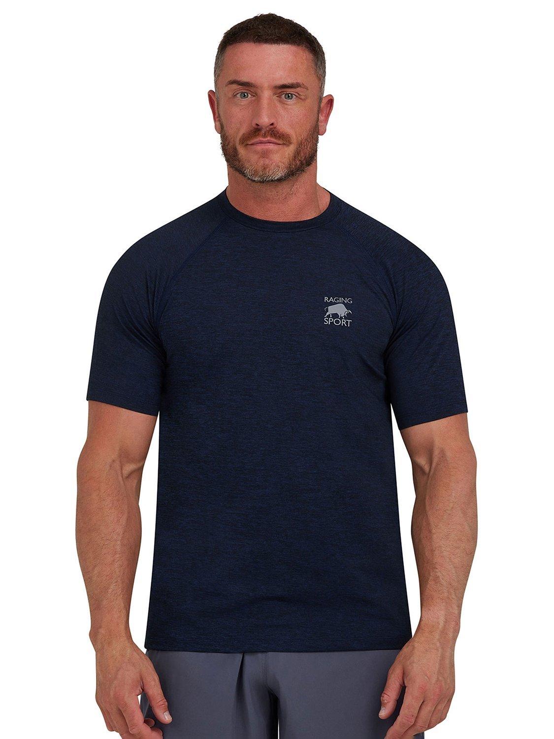 Product image 1 of 8, which shows Raging Bull Performance T-Shirt, Navy, XXL