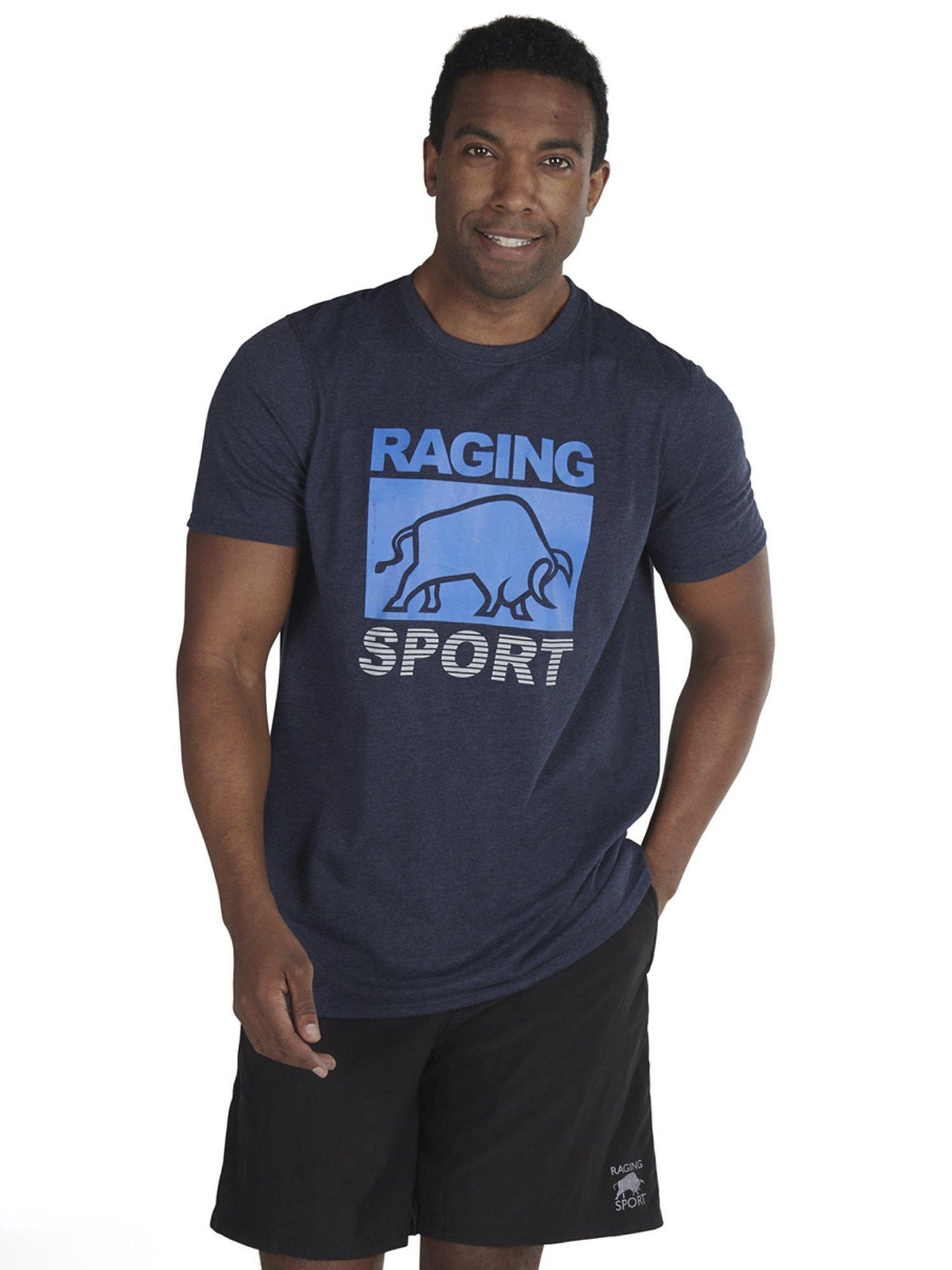 Raging Bull Sport Casual T-Shirt, Navy/Multi