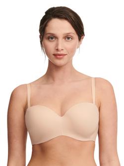 Chantelle Norah Comfort Strapless Bra, Golden Beige