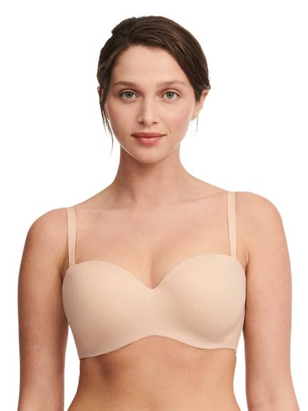 Chantelle Norah Comfort Strapless Bra, Golden Beige