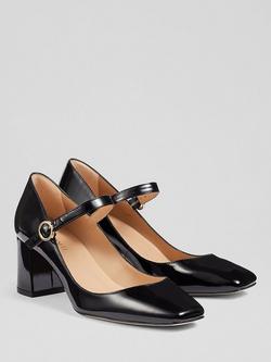 L.K.Bennett Winter Patent Leather Court Shoes - view 2, Black