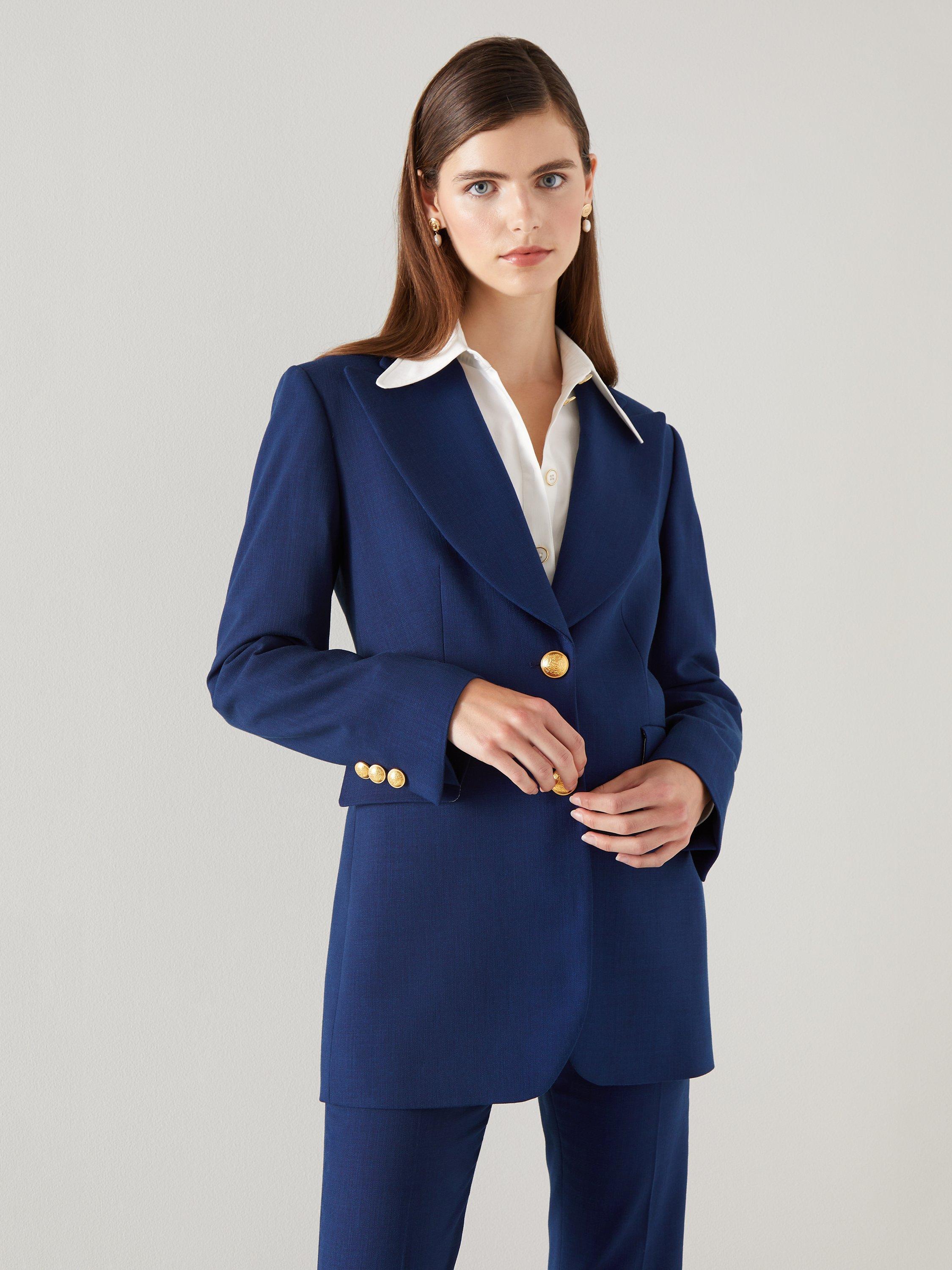 L.K.Bennett Kennedy Suit Jacket, Navy