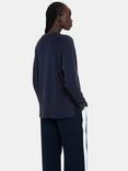 Whistles Ultimate Cashmere Jumper, Navy