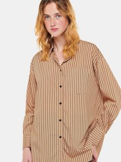 Whistles Stripe Oversized Shirt, Multi, Multi