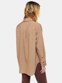 Whistles Stripe Oversized Shirt, Multi - view 2, Multi