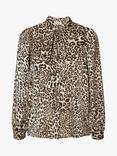 Lollys Laundry Ellie Long Sleeve Shirt, Leopard Print