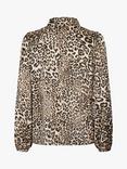 Lollys Laundry Ellie Long Sleeve Shirt, Leopard Print