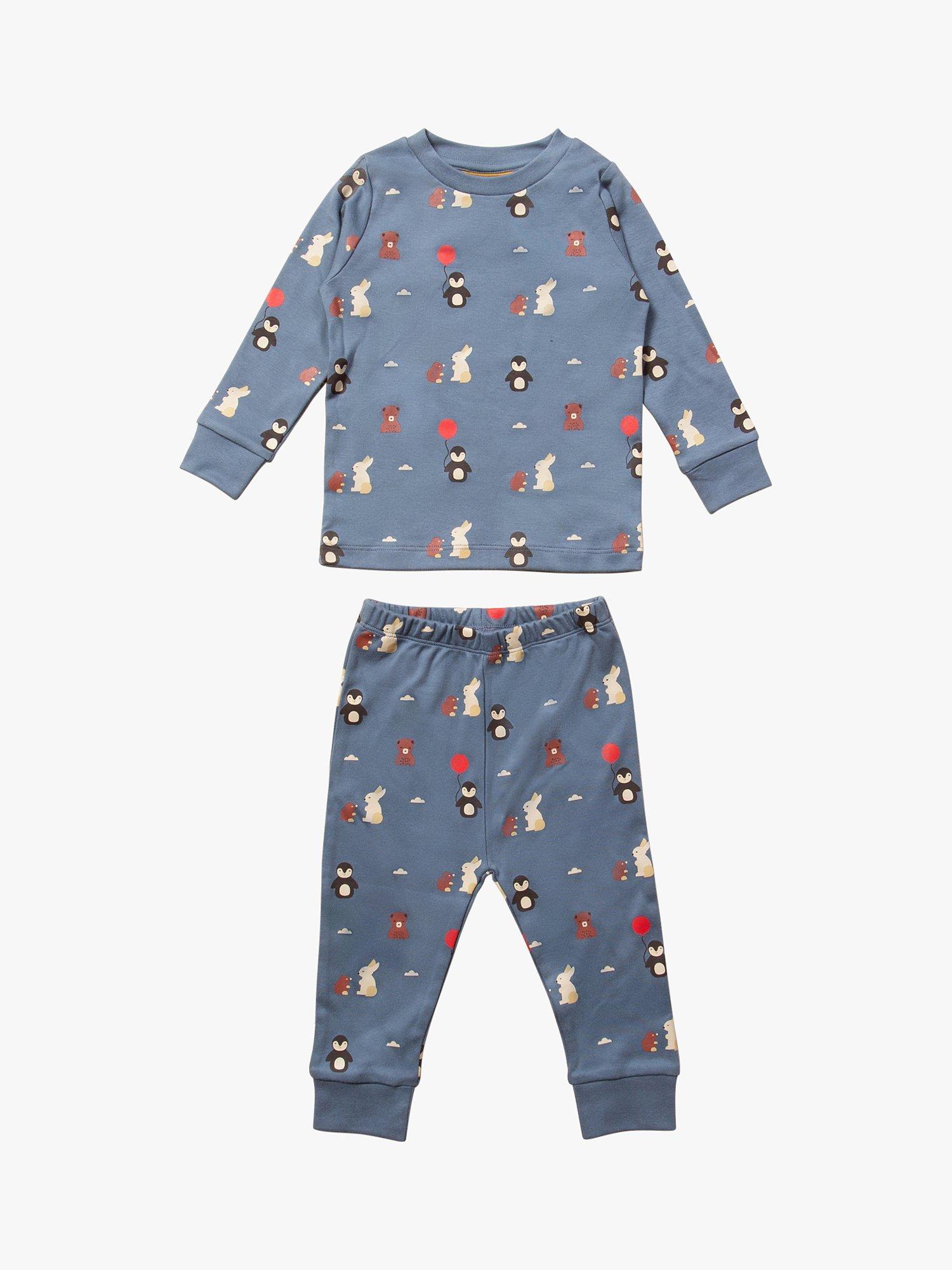 Little Green Radicals Baby Arctic Friends Organic Cotton Pyjamas, Multi