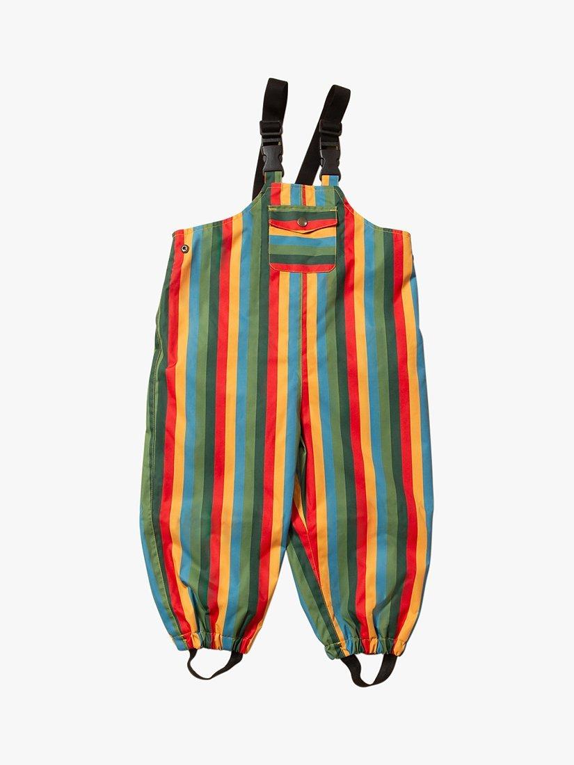 Little Green Radicals Baby Organic Cotton Blend Waterproof Dungaree, Multi
