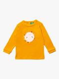 Little Green Radicals Baby Organic Cotton Sunshine Long Sleeve T-Shirt, Yellow/Multi